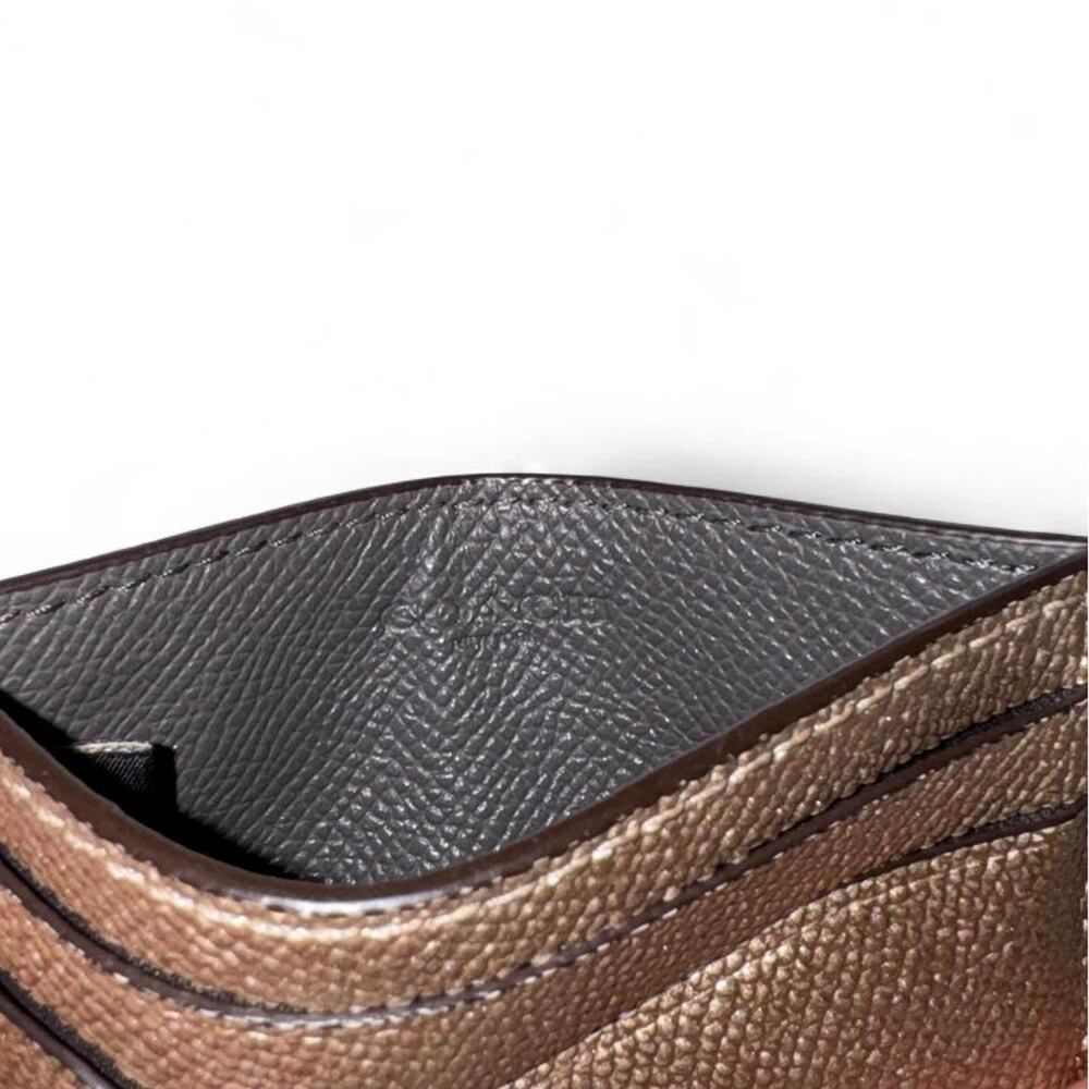 Y2K AUTHENTIC COACH METALLIC CARD HOLDER - Picture 3 of 4